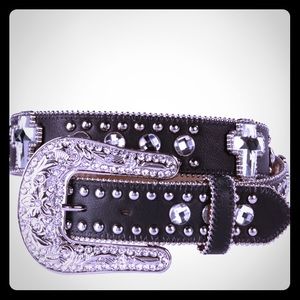 Blazzin Roxx Bling Cross Belt From Buckle! Large!